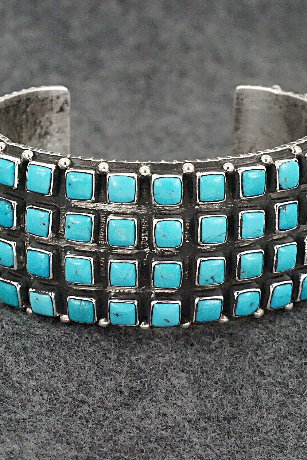 Turquoise & Sterling Silver Bracelet - Ernest Rangel