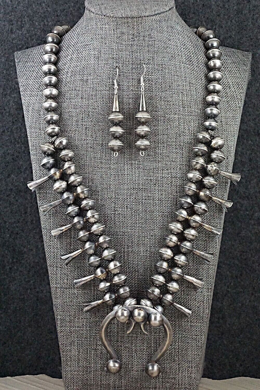 Sterling Silver Squash Blossom Set - Gilbert Martin