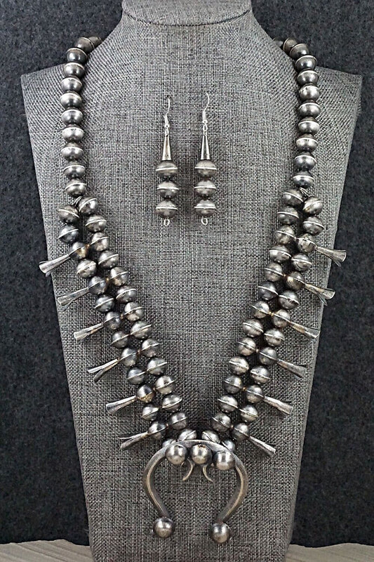 Sterling Silver Squash Blossom Set - Gilbert Martin