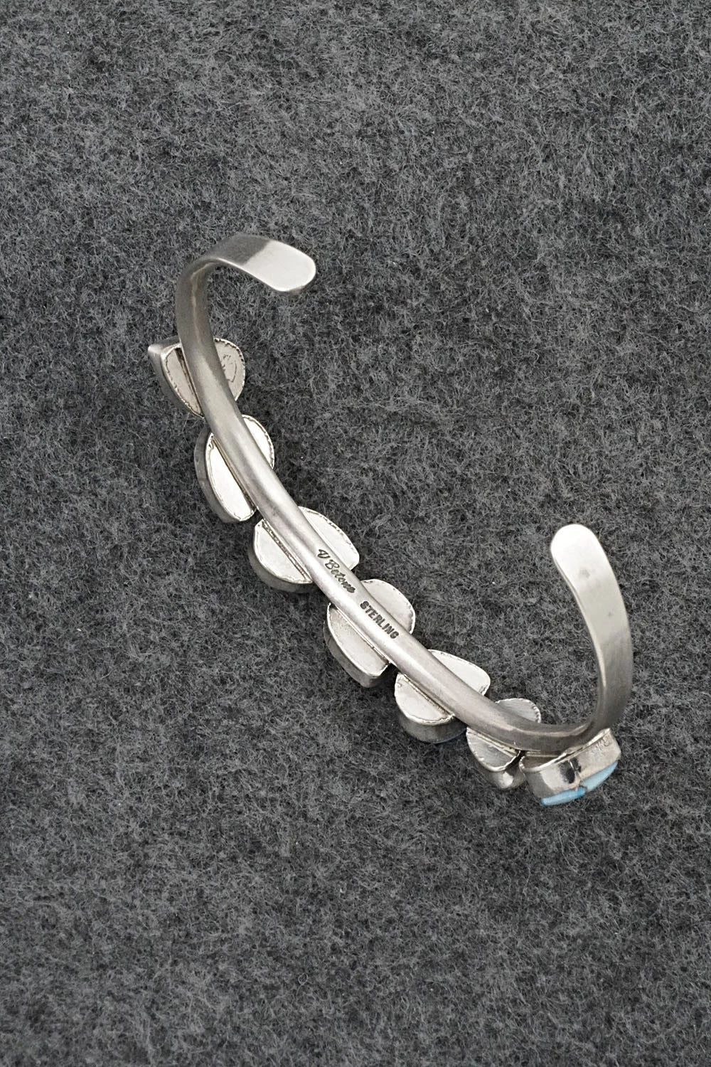 Turquoise & Sterling Silver Bracelet - Verley Betone