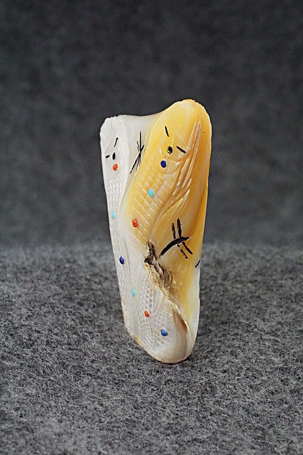 Corn Maiden Zuni Fetish Carving - Sandra Quandelacy