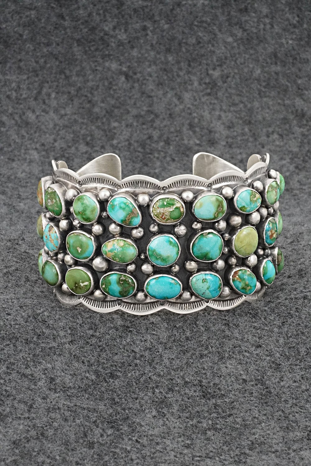 Turquoise & Sterling Silver Bracelet - Tom Lewis