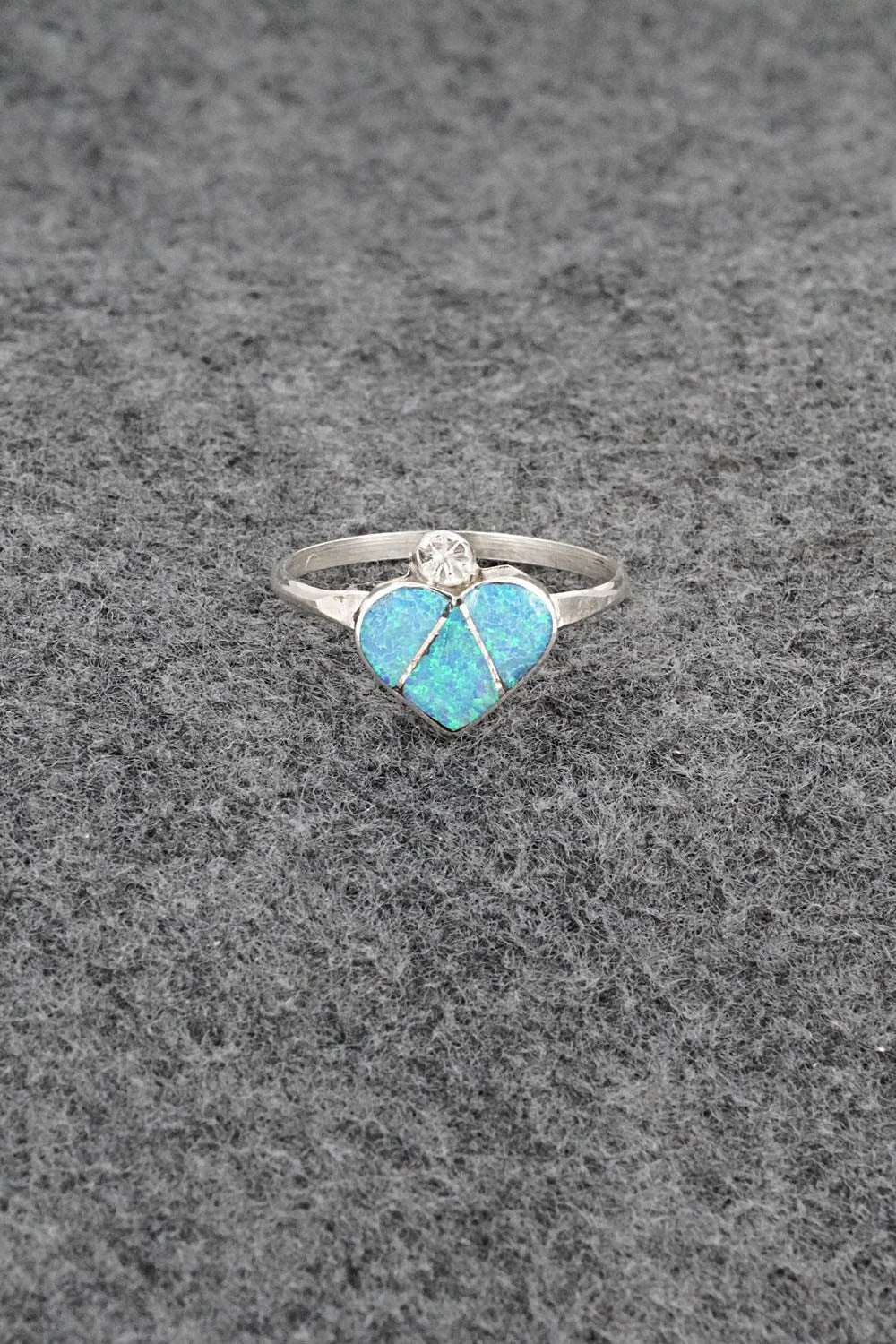Opalite & Sterling Silver Ring - Ola Eriacho - Size 9