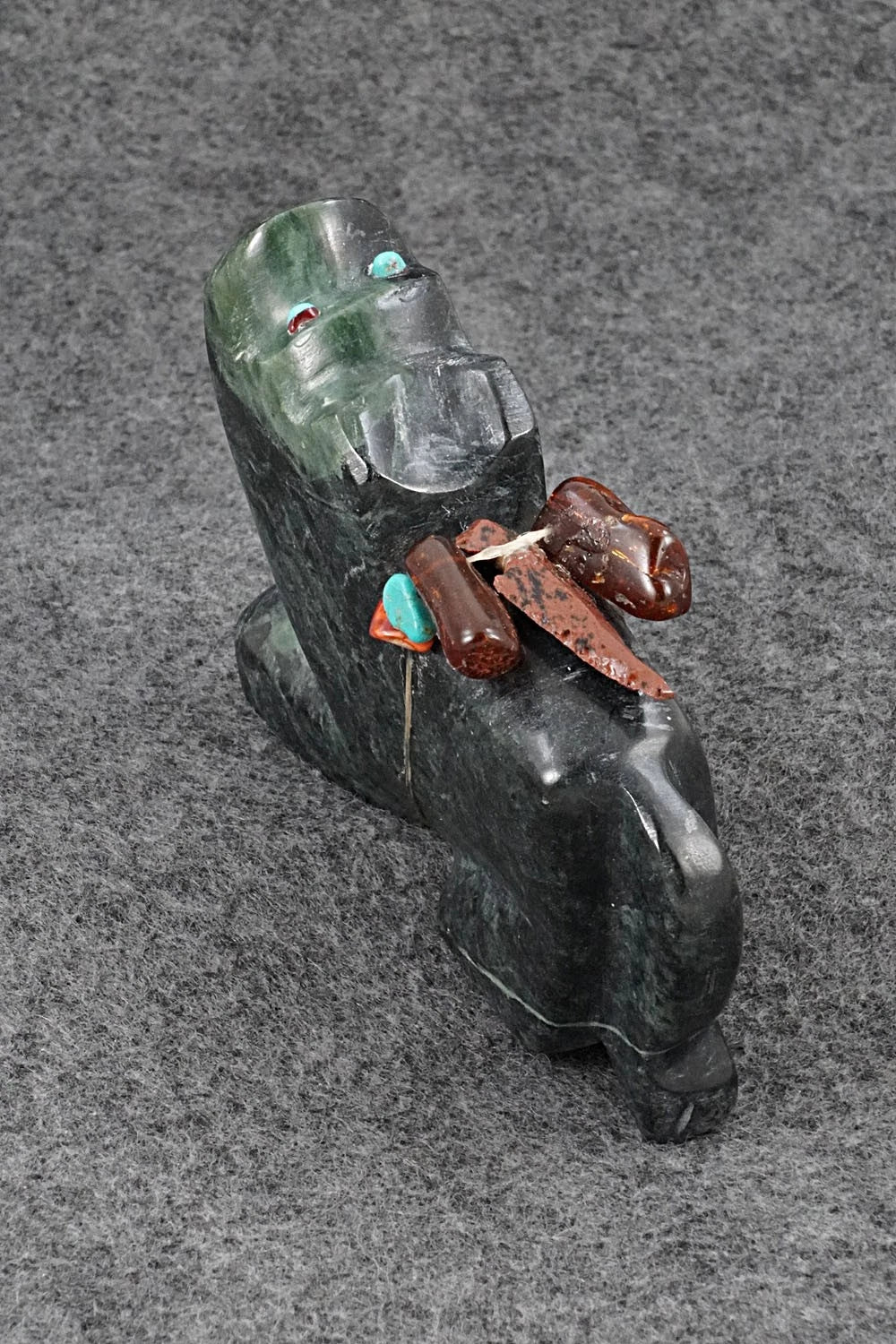 Mountain Lion Zuni Fetish Carving - James Panteah