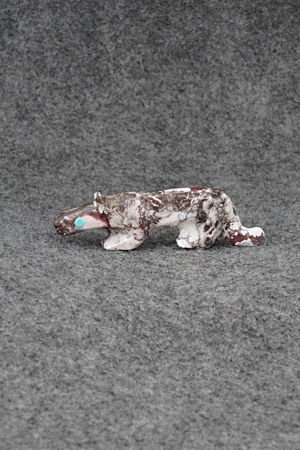Mountain Lion Zuni Fetish Carving - Ronnie Lunasee