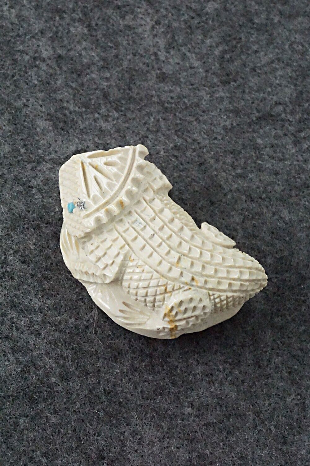 Horned Toad Zuni Fetish Carving - Jensen Charlie