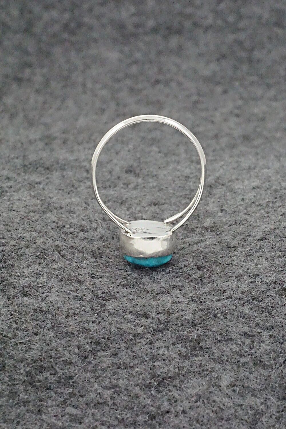 Turquoise & Sterling Silver Ring - Theresa Smith - Size 7.5