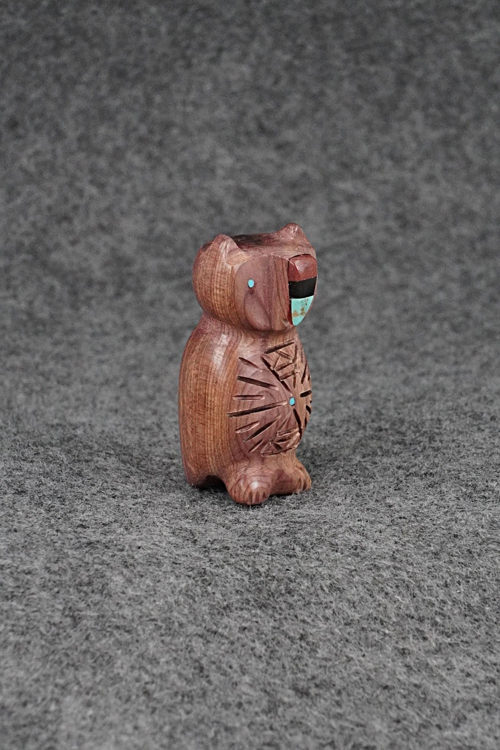 Owl Zuni Fetish Carving - Brandon Phillips