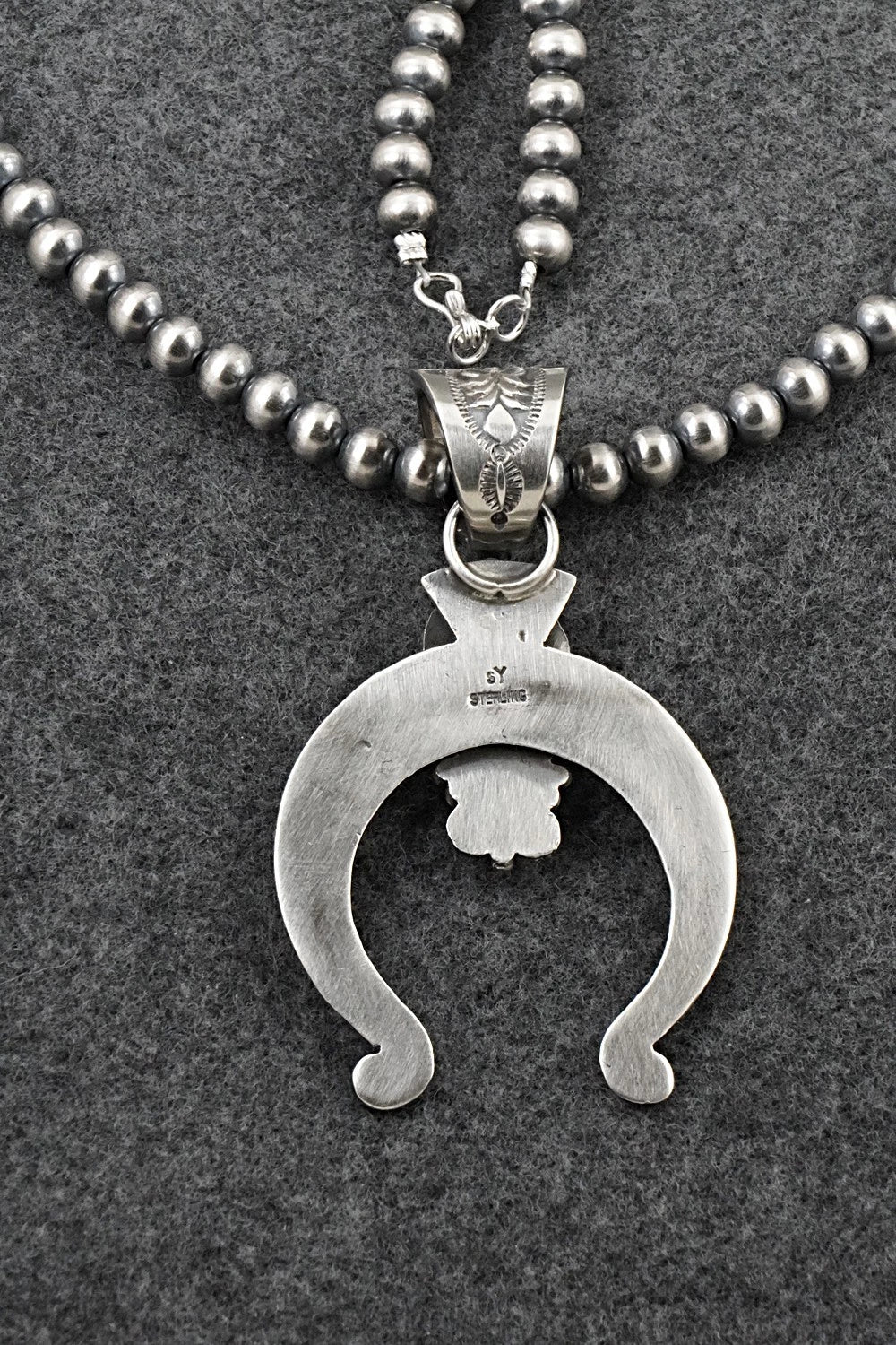 Turquoise & Sterling Silver Necklace - Samuel Yellowhair