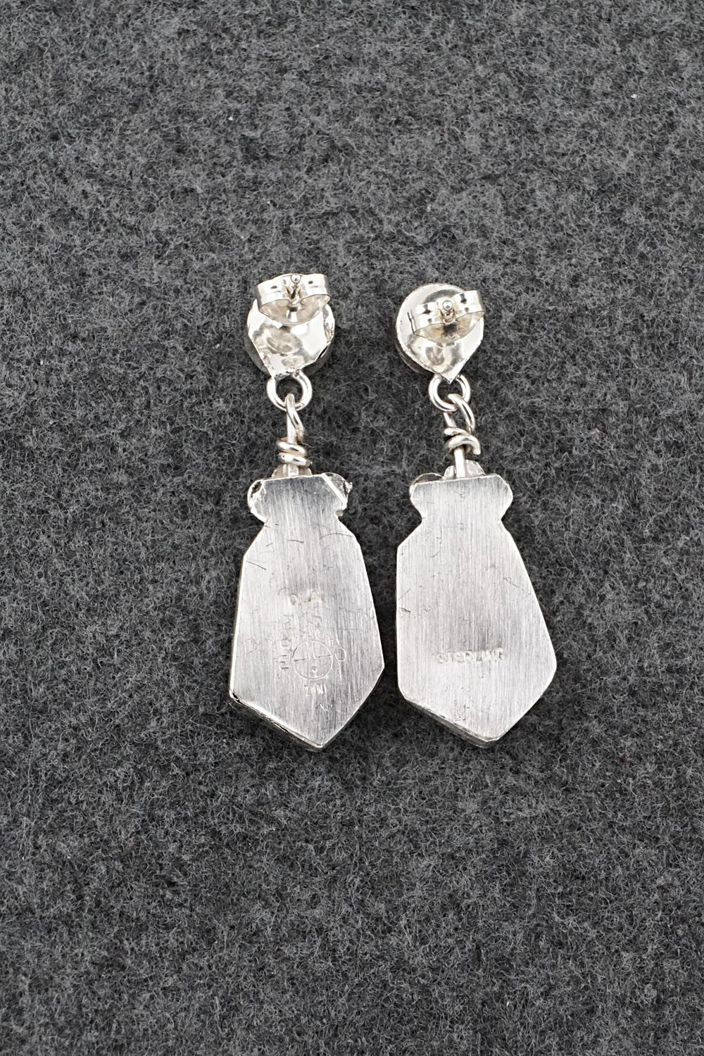 Multi Stone Inlay & Sterling Silver Earrings - Ola Eriacho