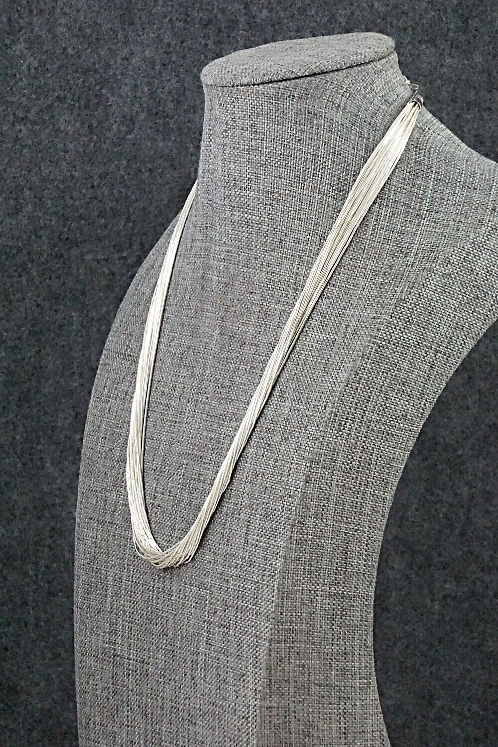 Liquid Silver Necklace - Sterling Silver 18"