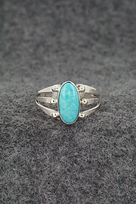 Turquoise & Sterling Silver Ring - Paige Gordon - Size 7.25