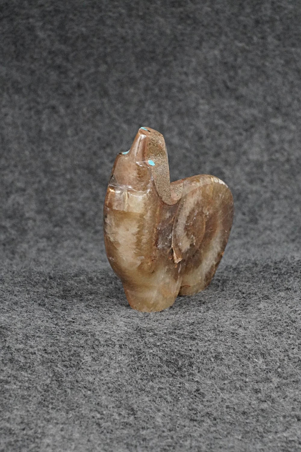 Bear Zuni Fetish Carving - Kenric Laiwakete