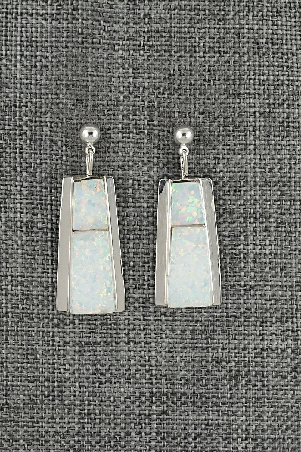 Opalite & Sterling Silver Earrings - Brenda Pete