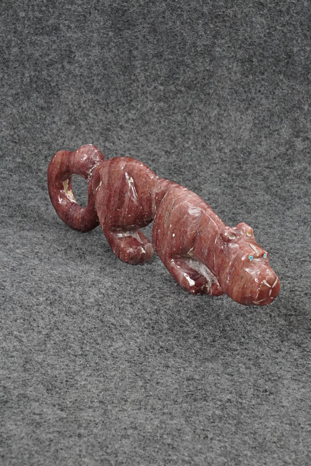 Mountain Lion Zuni Fetish Carving - Carlton Camasona