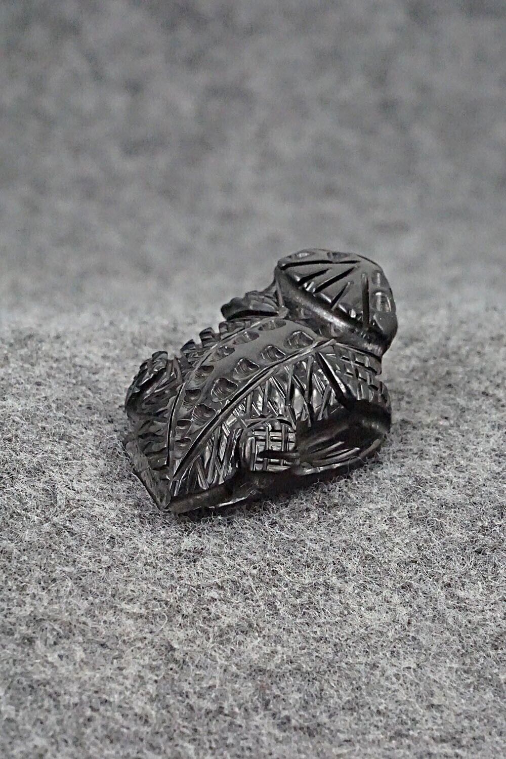 Horned Toad Zuni Fetish Carving - Jensen Charlie