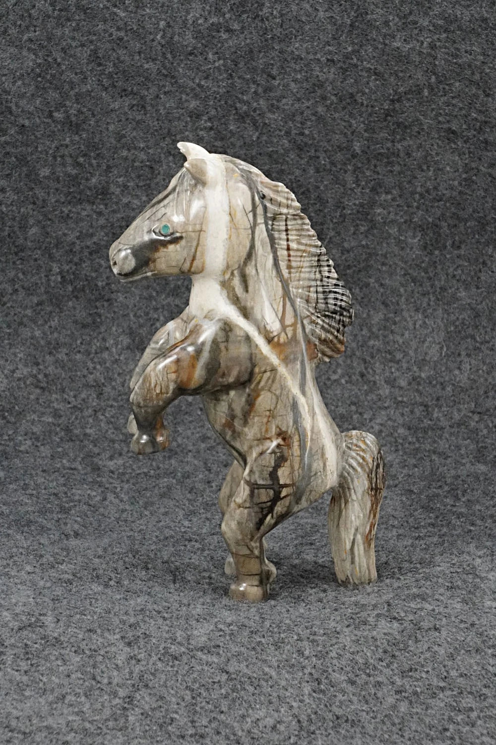 Horse Zuni Fetish Carving - Clayton Panteah