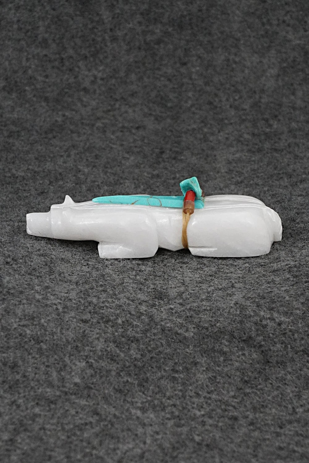 Badger Zuni Fetish Carving - Alex Tsethalakai