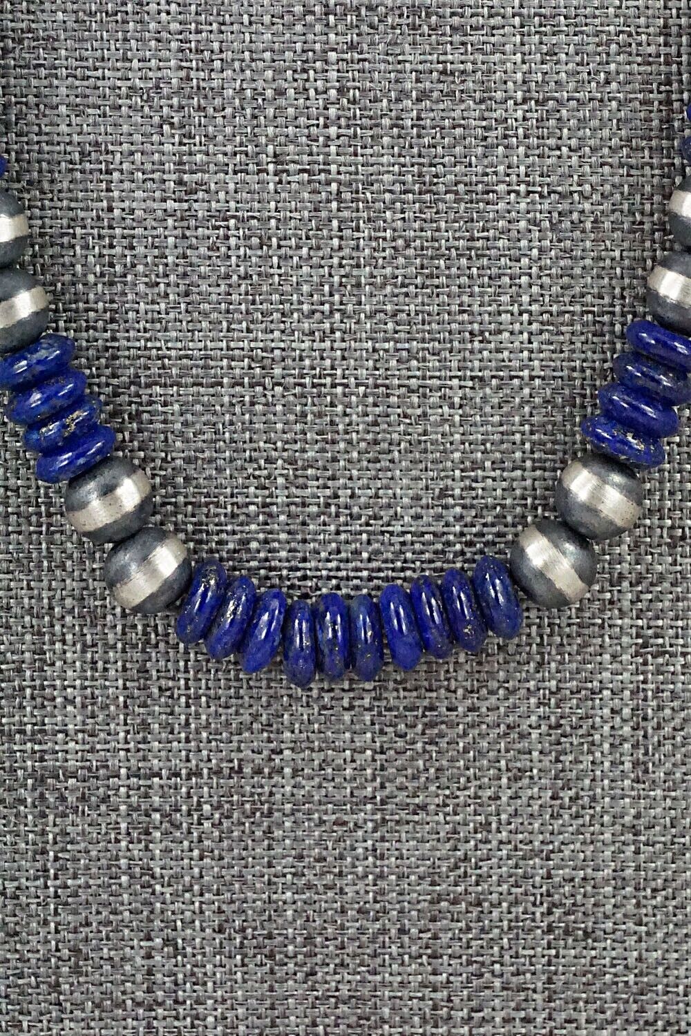 Lapis & Sterling Silver Necklace - Doreen Jake