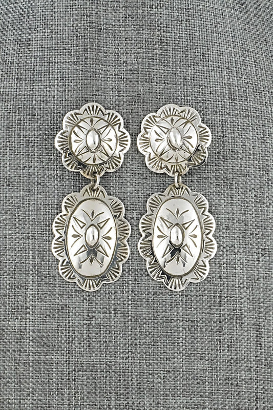 Sterling Silver Earrings - Bertha Begay