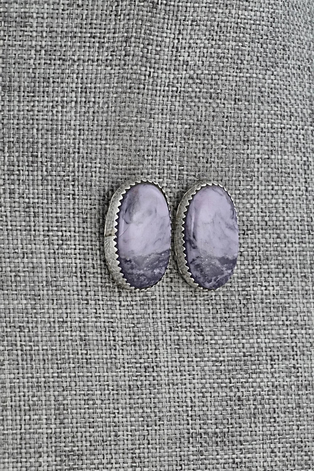 Morado & Sterling Silver Earrings - Murray Hannaweeka