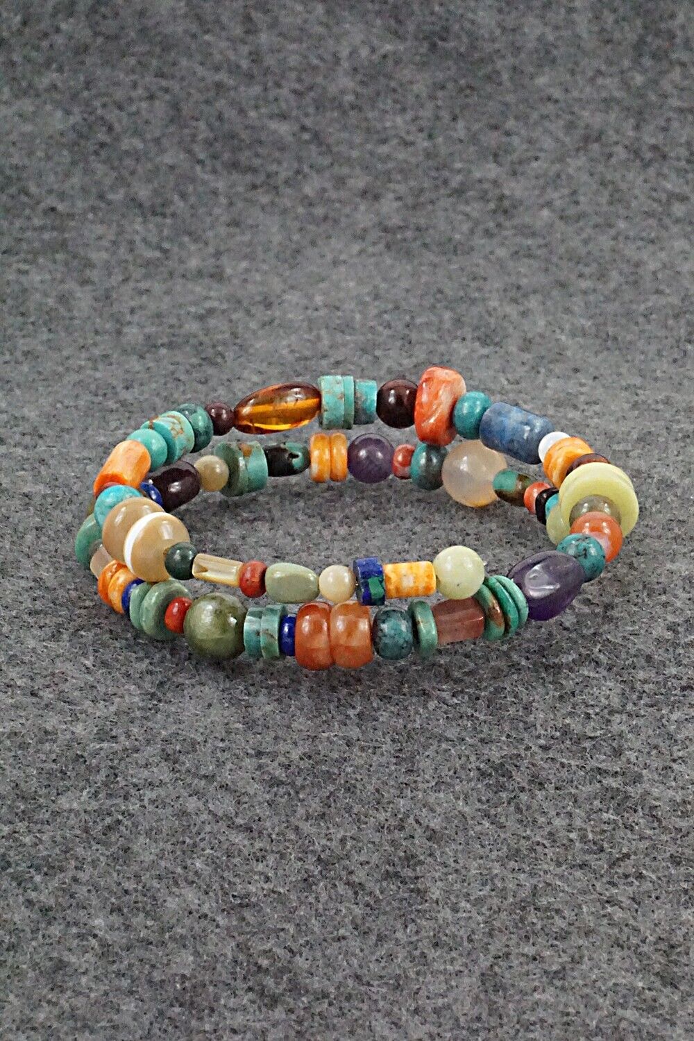 Multi-Stone Beaded Bracelet - Helen Tsosie