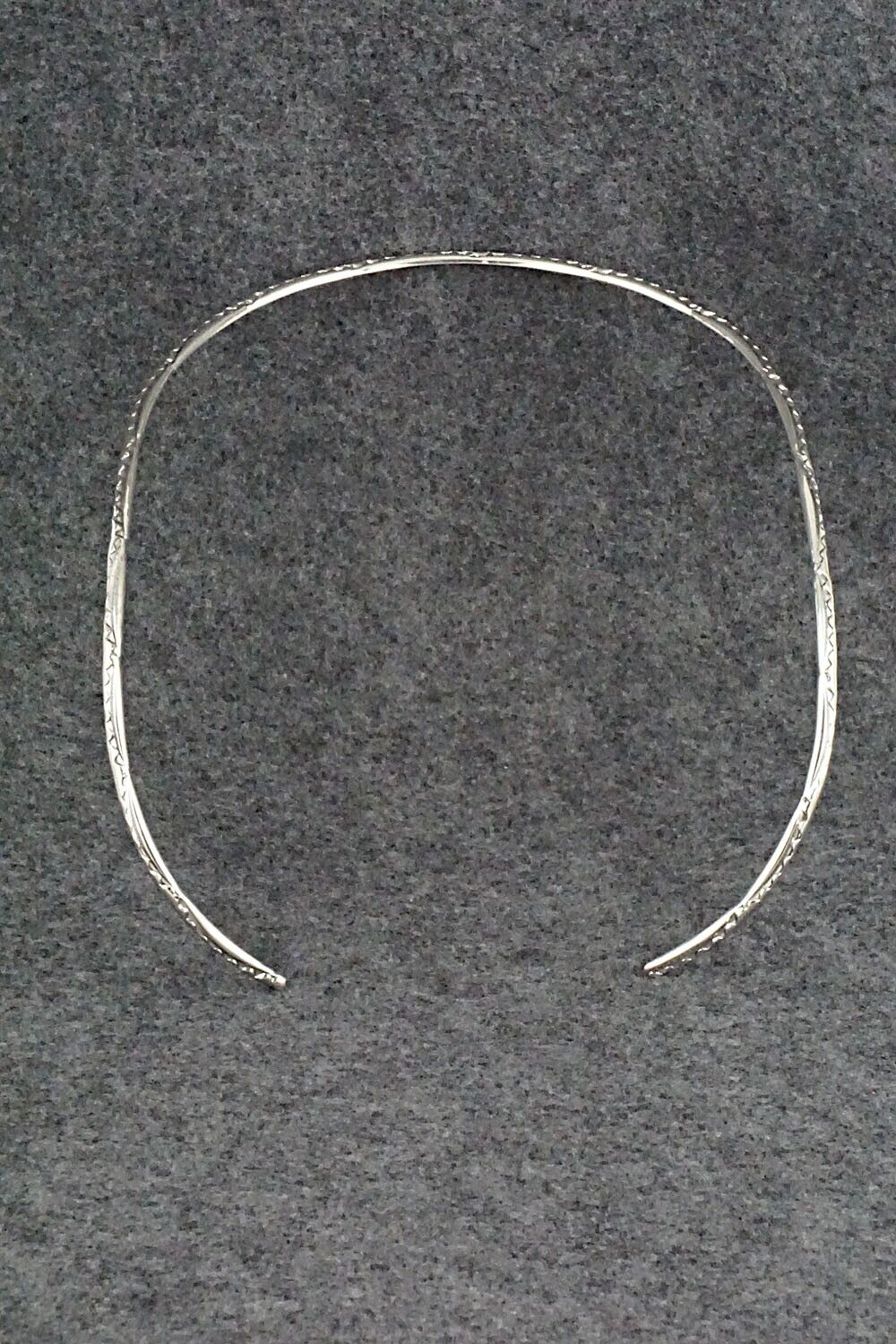 Sterling Silver Choker Necklace - Elaine Tahe