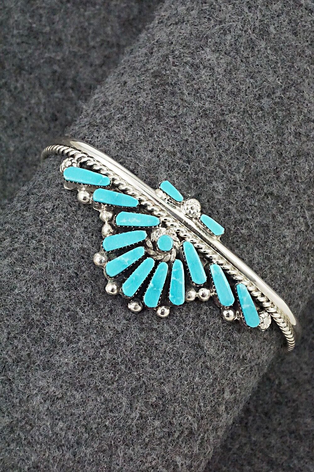 Turquoise & Sterling Silver Bracelet - Carlene Hattie