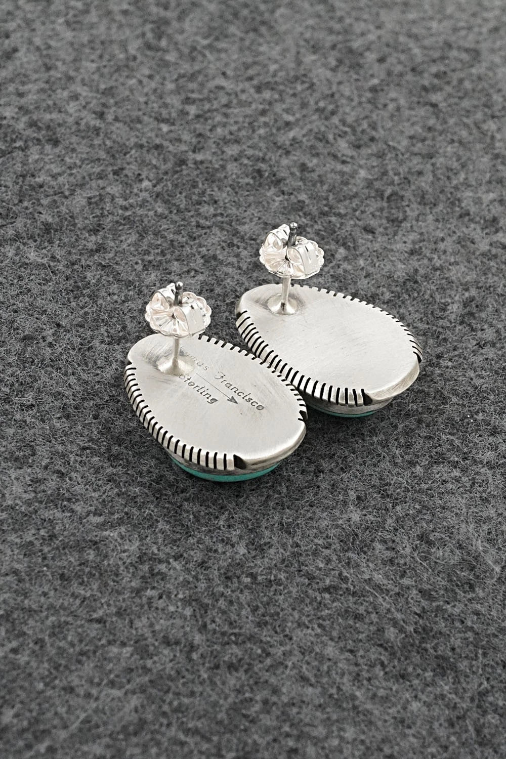 Turquoise & Sterling Silver Earrings - Thomas Francisco