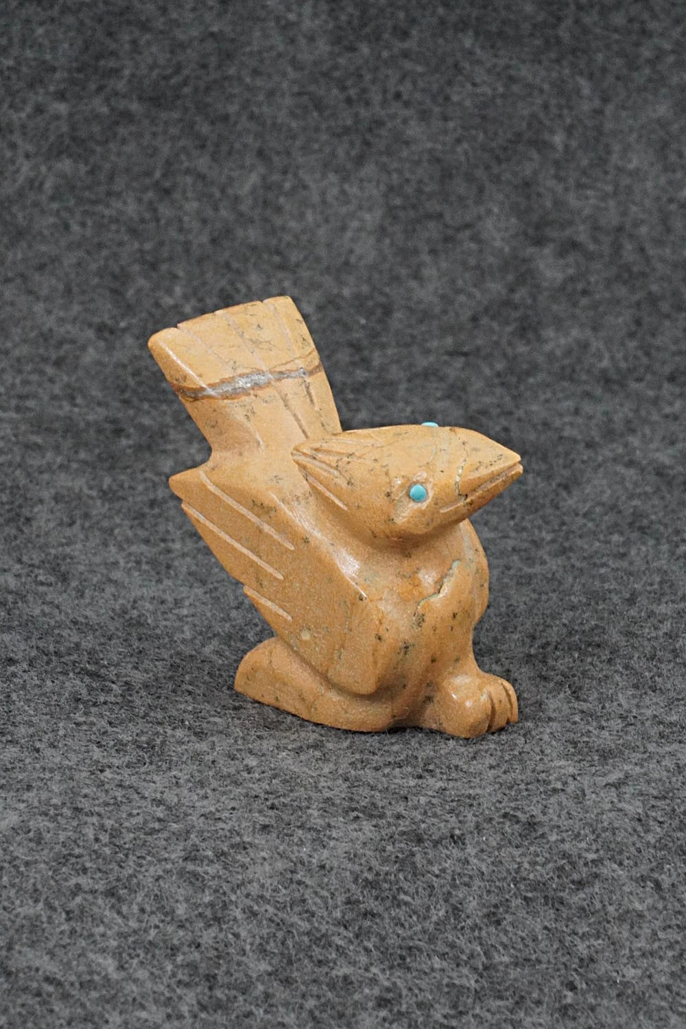 Roadrunner Zuni Fetish Carving - Mike Tucson