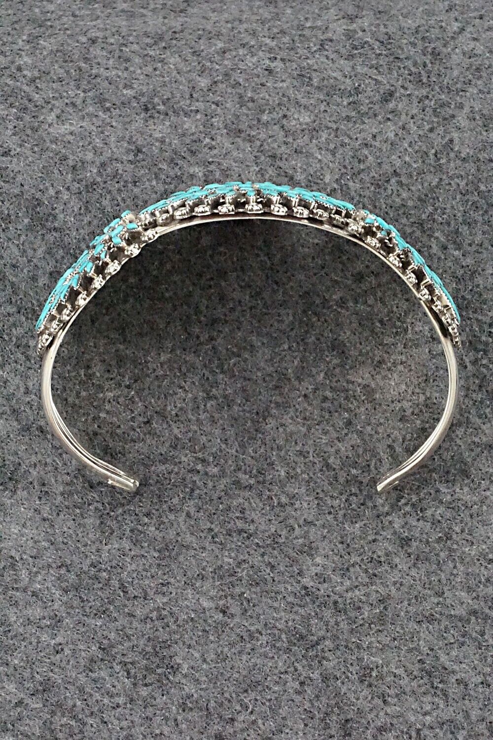 Turquoise & Sterling Silver Bracelet - Merlinda Chavez