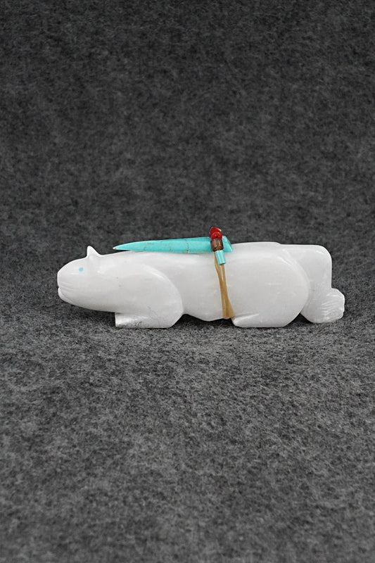 Mountain Lion Zuni Fetish Carving - Alex Tsethalakai
