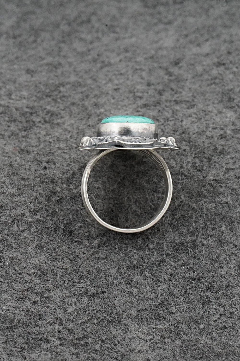 Turquoise & Sterling Silver Ring - Randy Boyd - Size 7