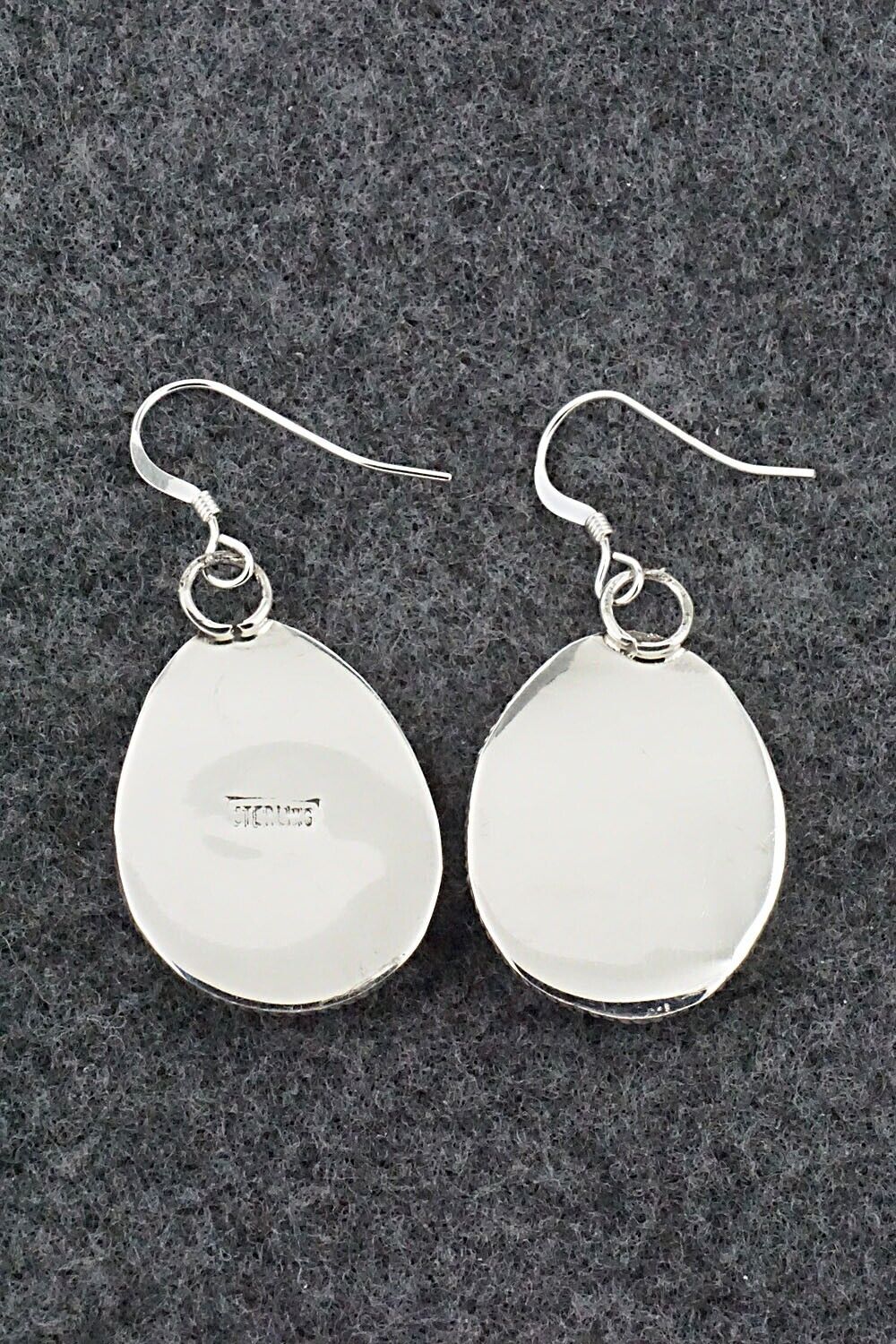 Turquoise & Sterling Silver Earrings - Ernest Hawthorne