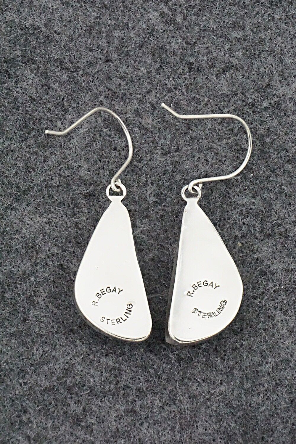 Turquoise & Sterling Silver Earrings - Rena Begay