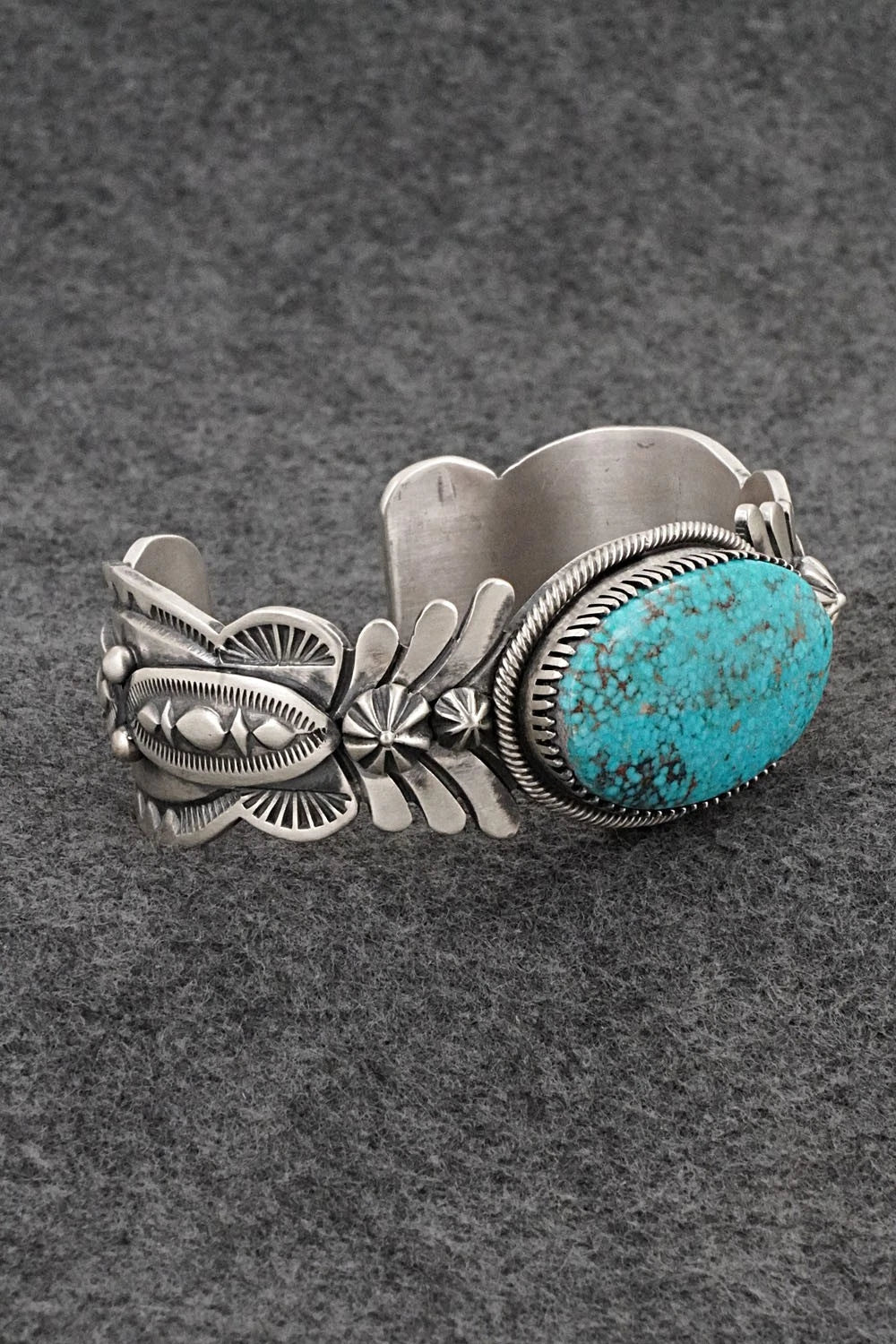 Turquoise & Sterling Silver Bracelet - Mark Yazzie