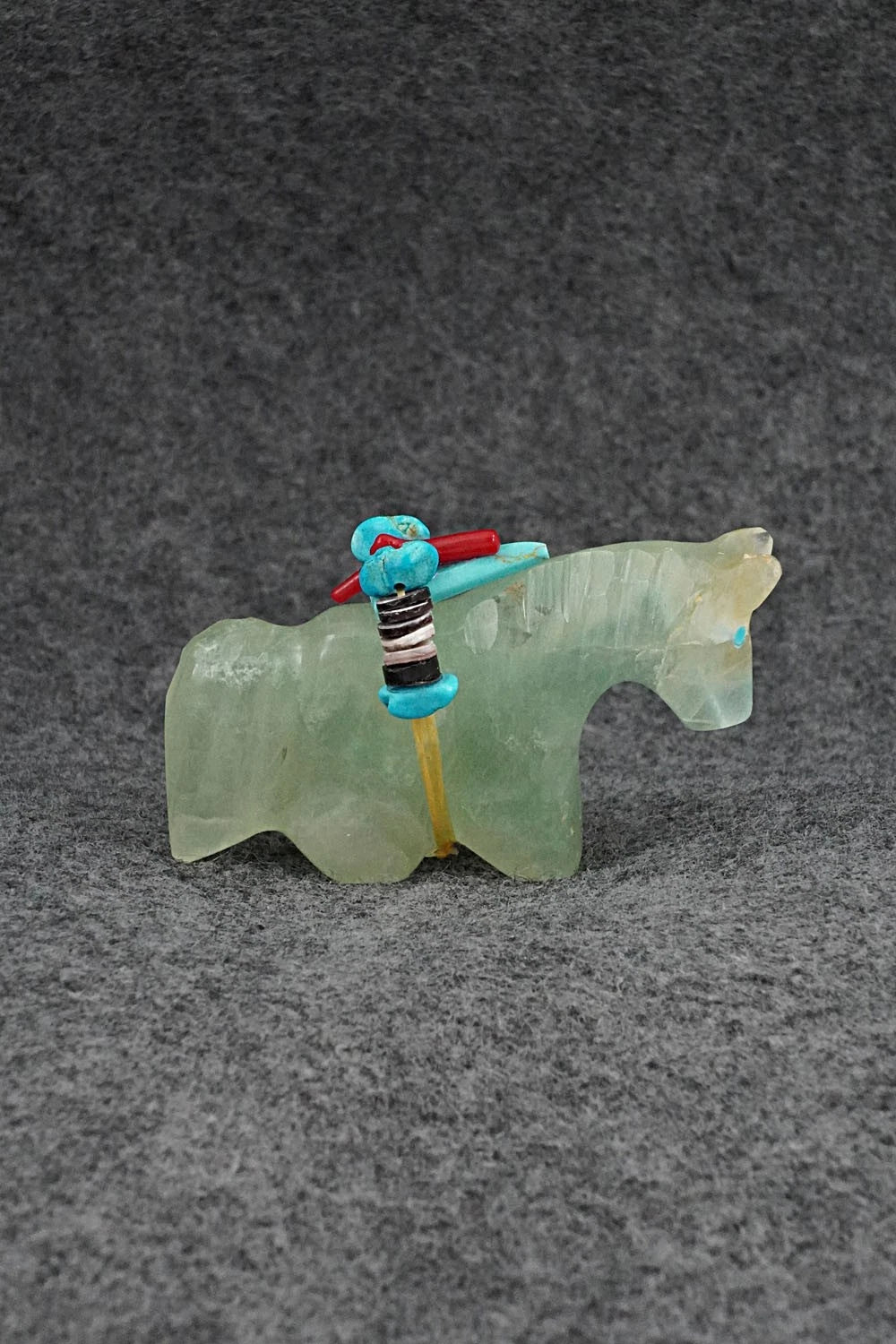 Horse Zuni Fetish Carving - Rodney Laiwakete