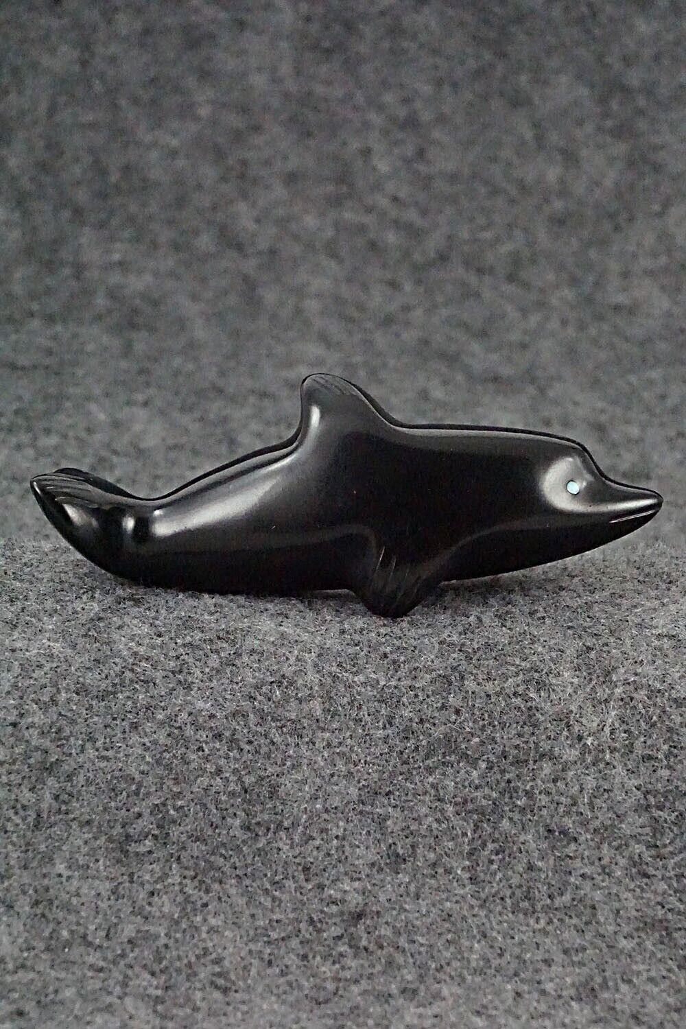 Dolphin Zuni Fetish Carving - Herbert Halate