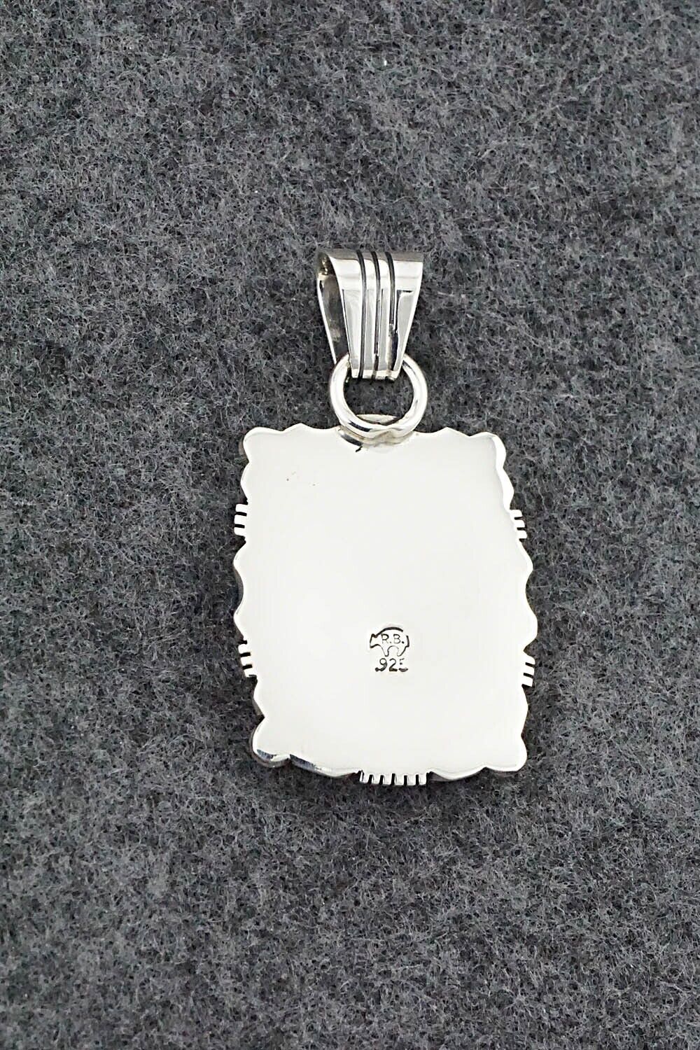 Onyx & Sterling Silver Pendant - Sharon McCarthy