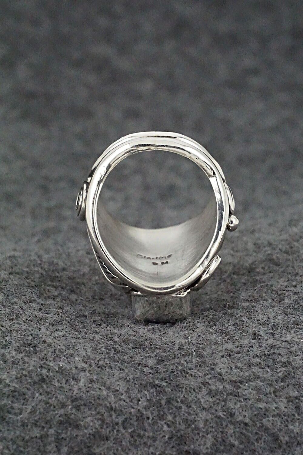 Turquoise & Sterling Silver Ring - Darrell Morgan - Size 6