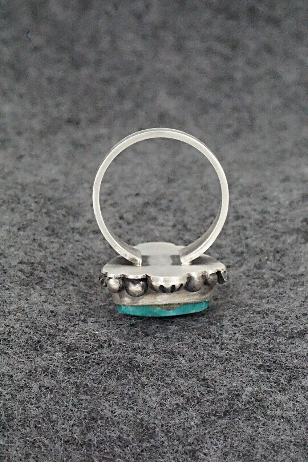 Turquoise & Sterling Silver Ring - Daniel Benally - Size 8