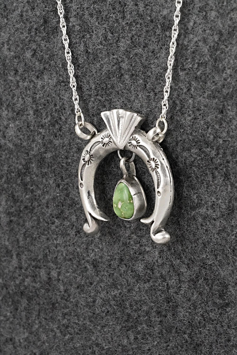 Turquoise & Sterling Silver Necklace - Gary Shorty