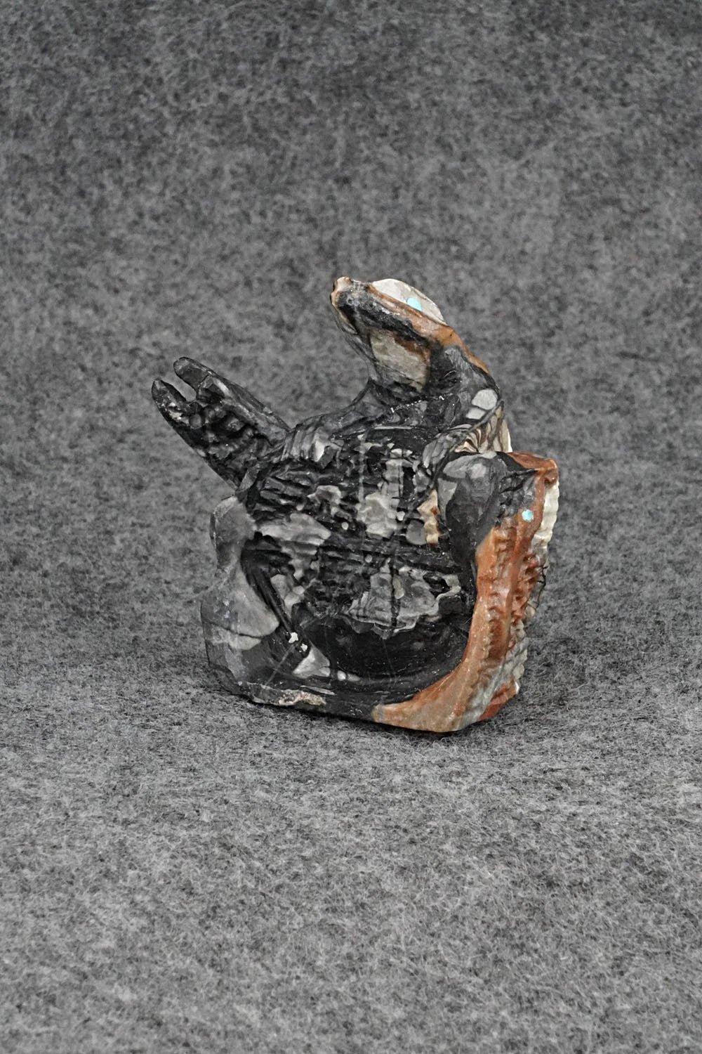 Frog Zuni Fetish Carving - Herbert Him