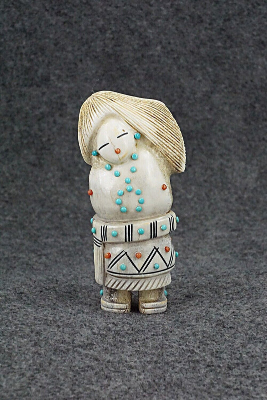 Corn Maiden Zuni Fetish Carving - Claudia Peina