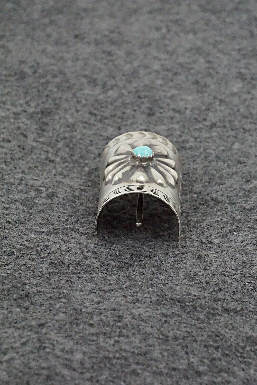 Turquoise & Sterling Silver Hair Pin - Arlene Soce