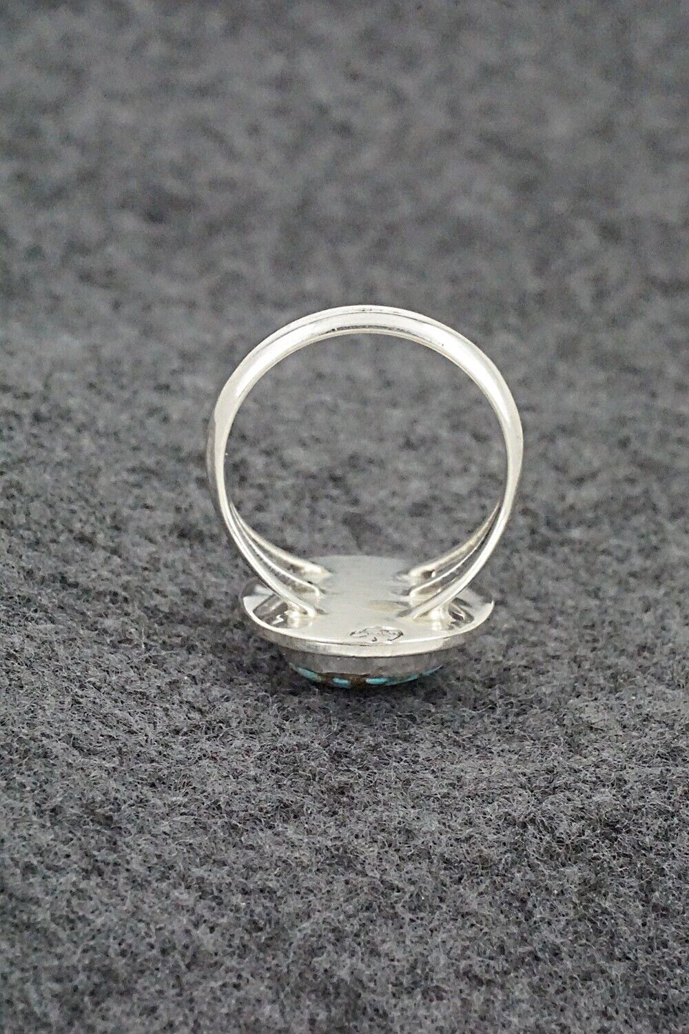Turquoise & Sterling Silver Ring - Daniel Benally - Size 8