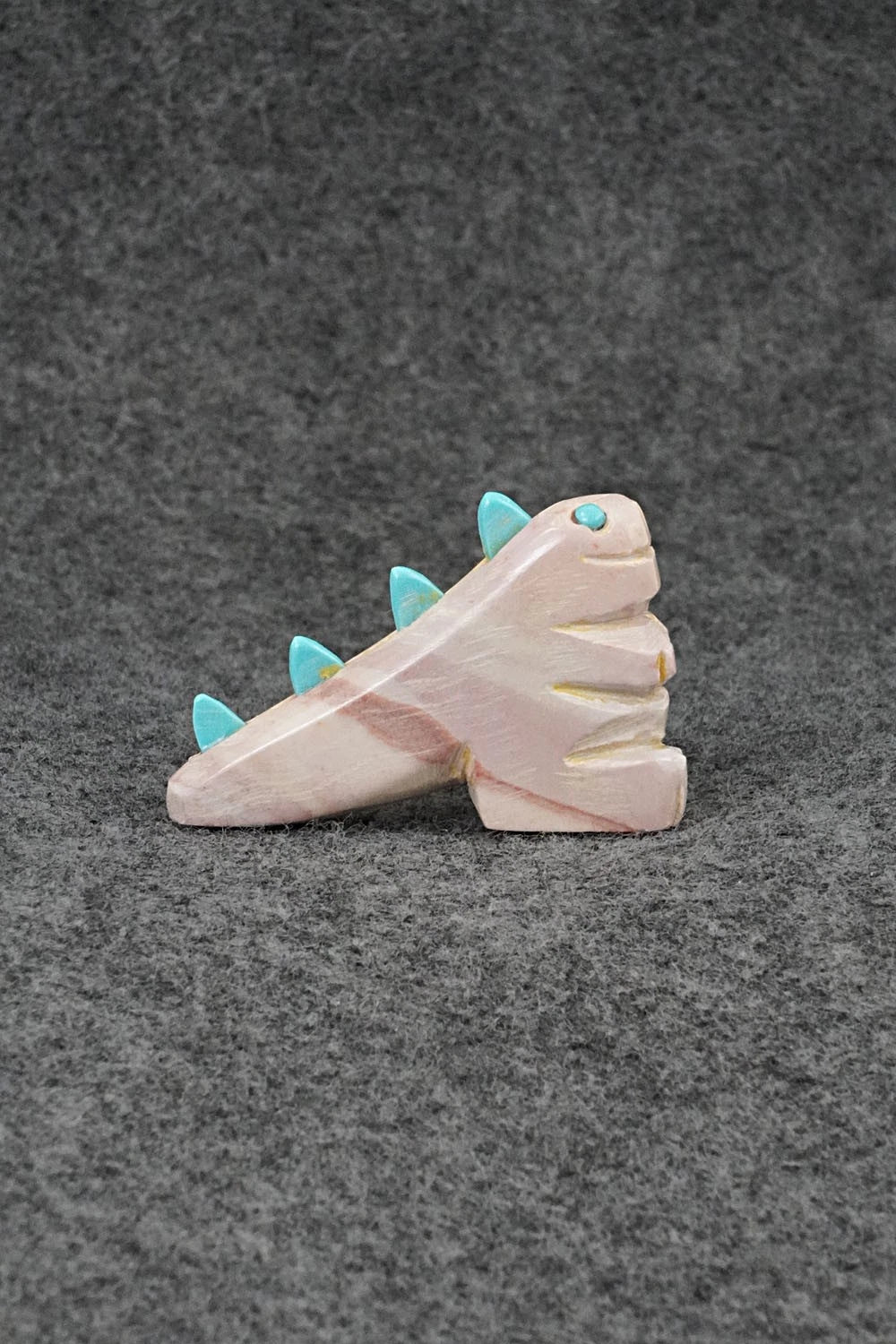 Dinosaur Zuni Fetish Carving - Cody Chavez