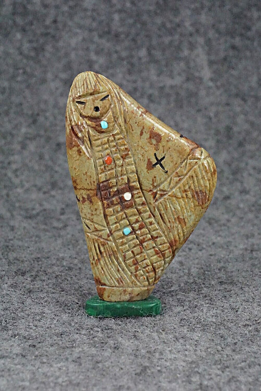 Corn Maiden Zuni Fetish Carving - Sandra Quandelacy
