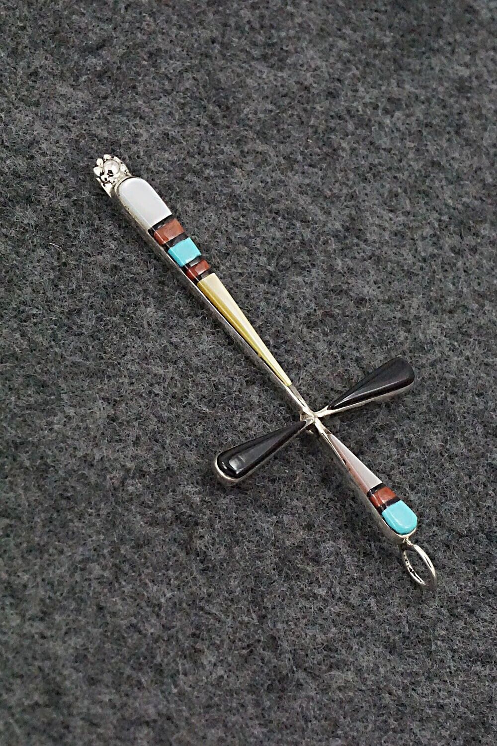 Multi-Stone & Sterling Silver Pendant - Sylvester Noche