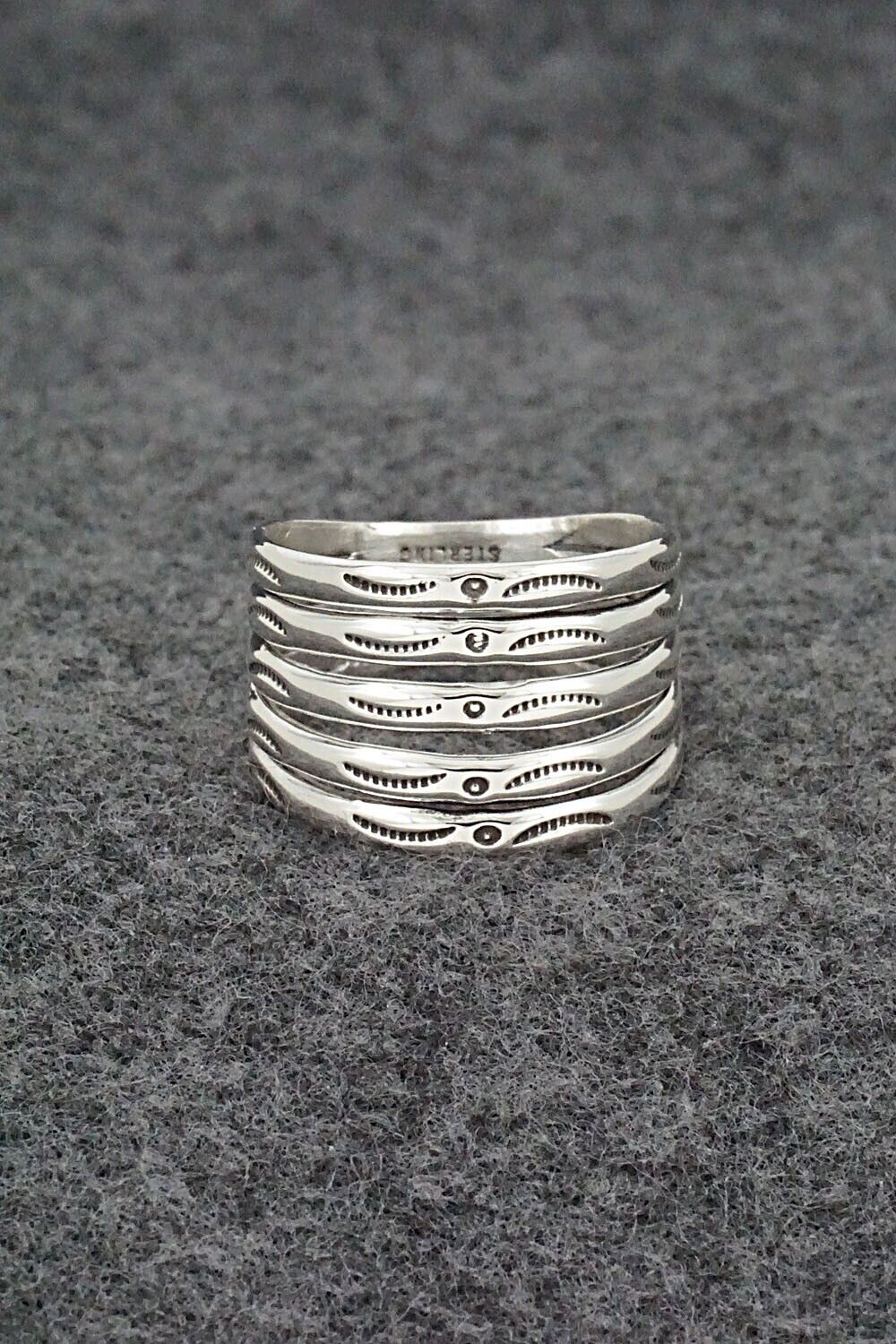 Sterling Silver Ring - Raymond Coriz - Size 8